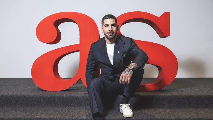 La visita de Ilia Topuria a la redacción de AS en imágenes