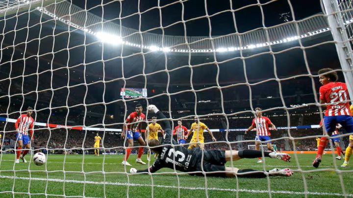 Las imágenes de la victoria del Barcelona ante el Atlético en el Metropolitano