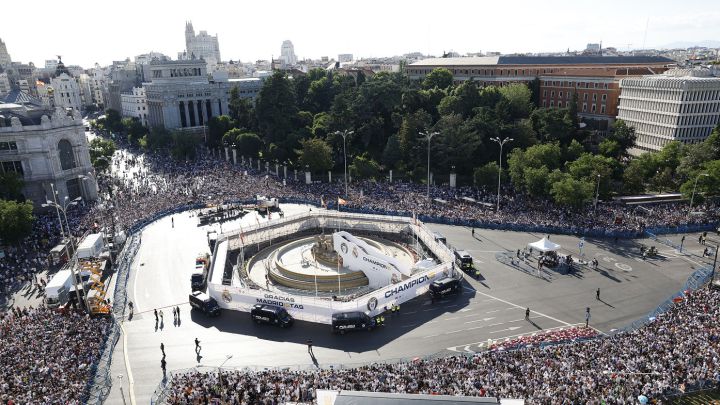Las imágenes de la fiesta del Madrid por La Decimoquinta