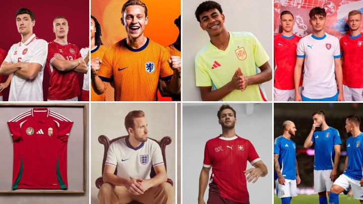 Las equipaciones de la Eurocopa 2024: así son las 24 camisetas de la Euro en Alemania