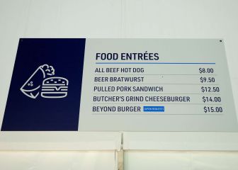 Cerveza a 18 dólares y ensaladas a 16: los precios locos del PGA