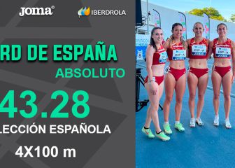 Récord de España de 4x100 femenino en Huelva