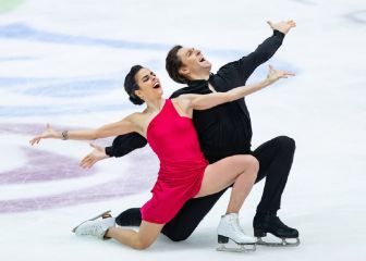 Sara Hurtado y Kirill Jalyavin cuelgan los patines
