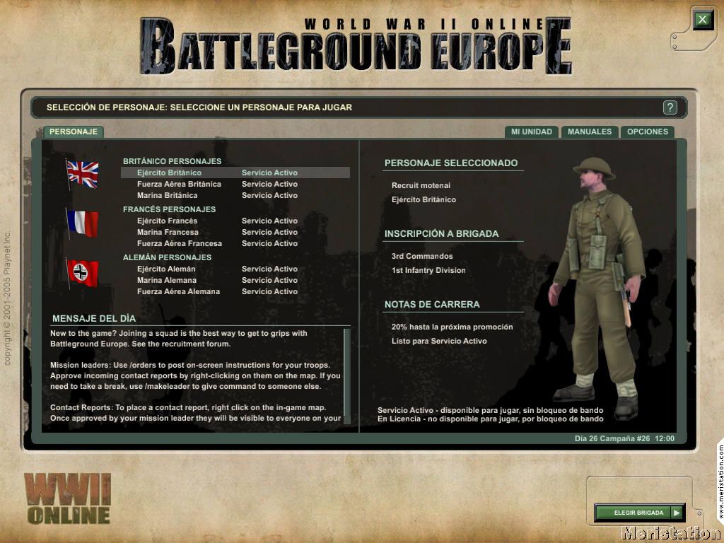 War II Online: Battleground Europe - Videojuegos Meristation