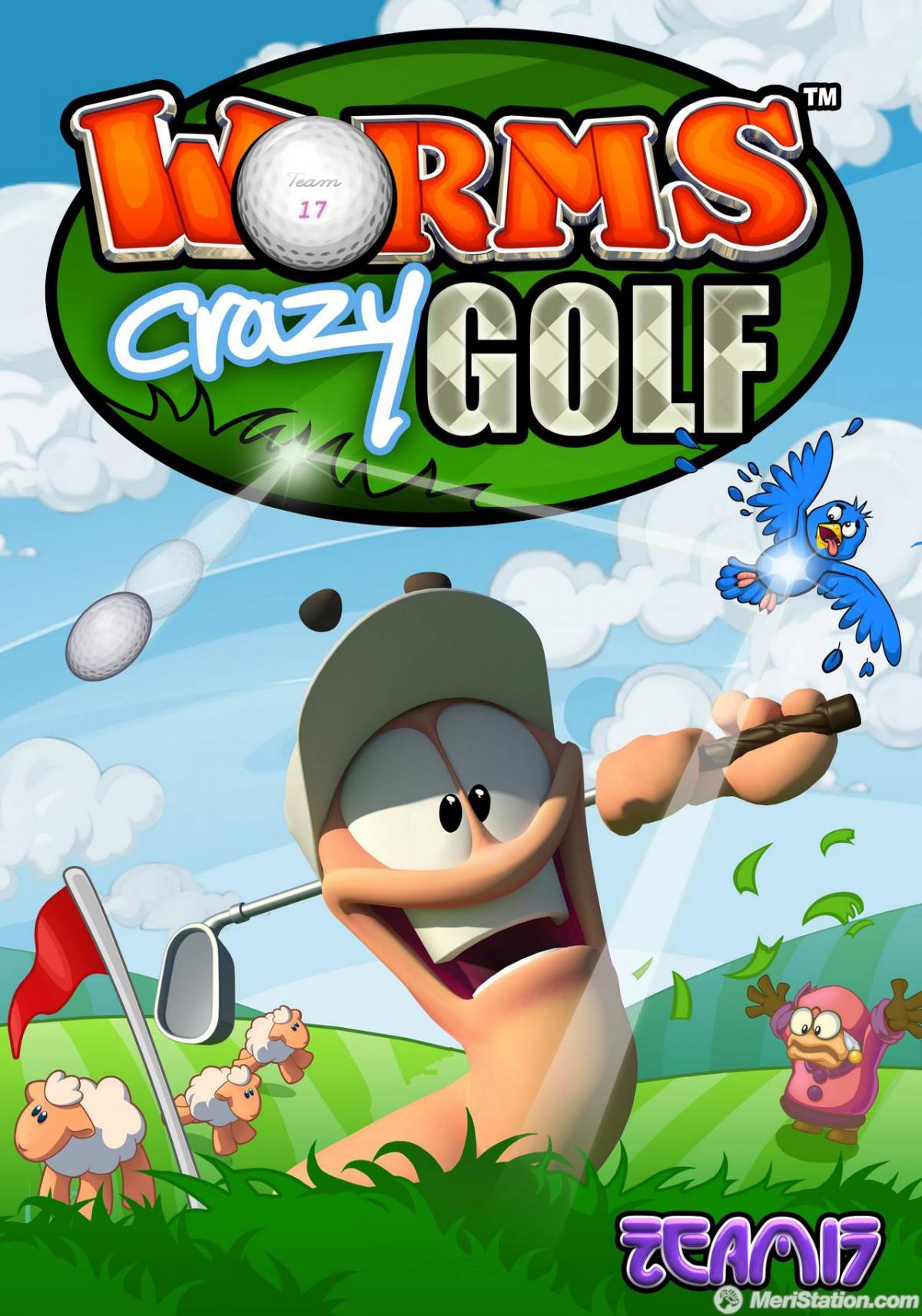worms crazy golf psn