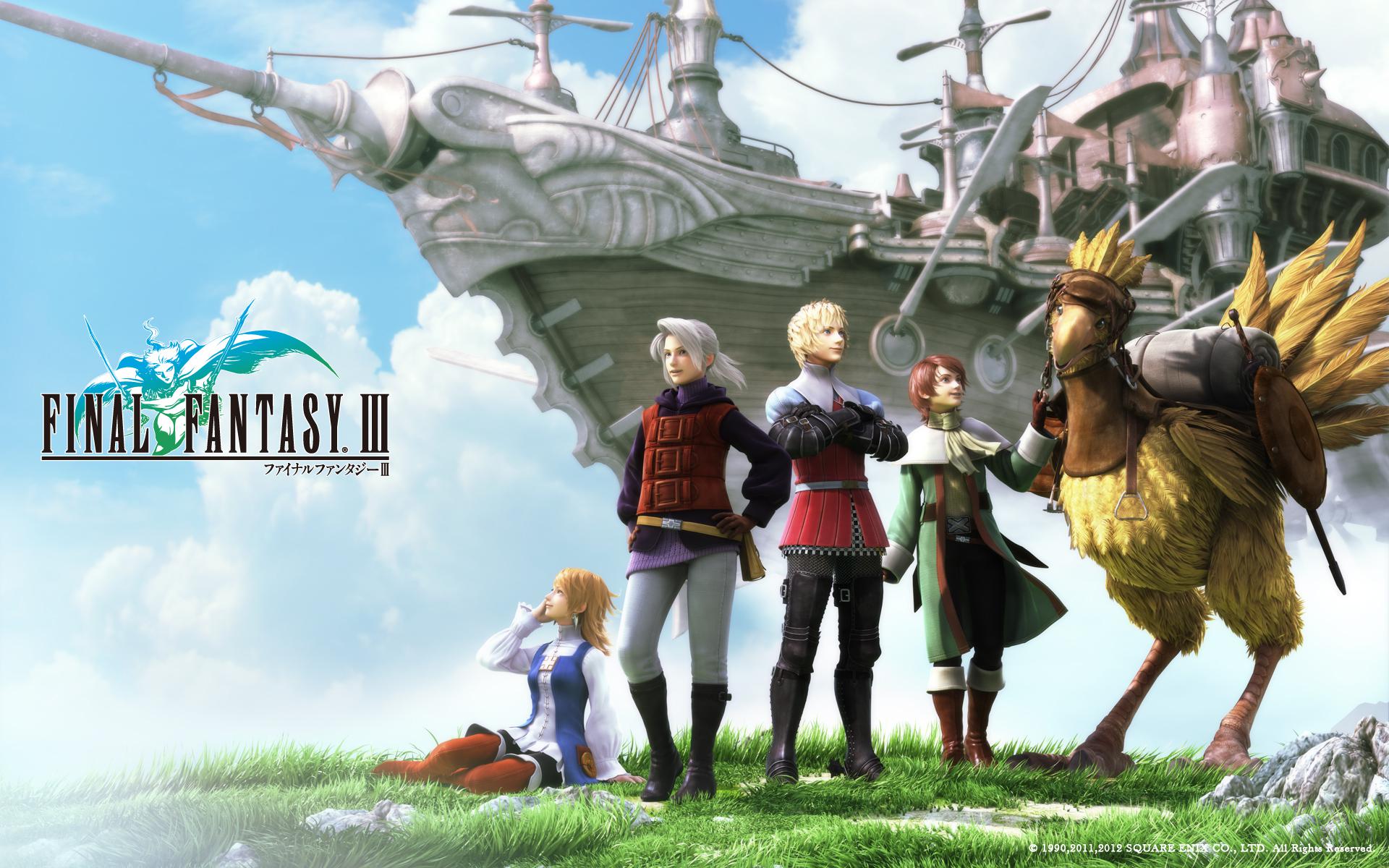 Simposio Caucho comprador Final Fantasy III mejora sus gráficos para su estreno en Steam - MeriStation