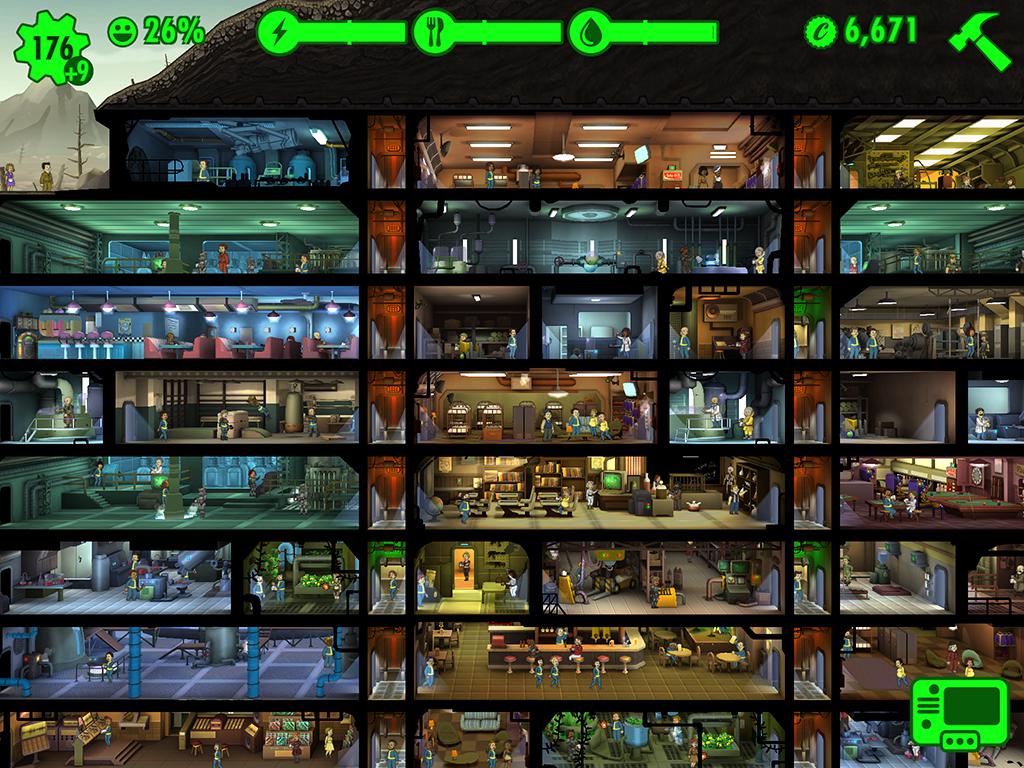 Fallout shelter зависает на заставке