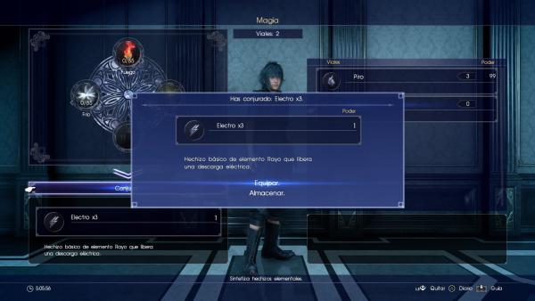 Final Fantasy XV, Guía completa - Menús e Interfaz - MeriStation