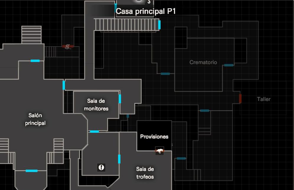 Resident Evil 7, Guía Completa Mapas Casa Principal MeriStation
