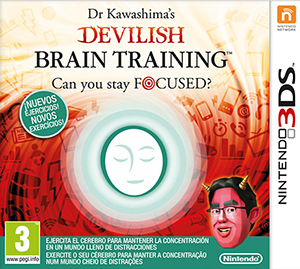 Carátula de Brain Training Infernal del Dr. Kawashima