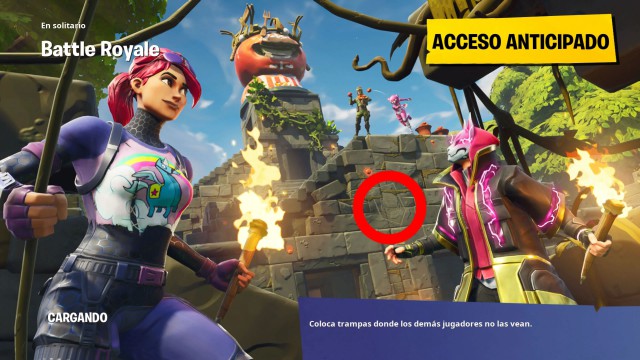 fortnite battle royale semana 8 temporada 5 pantalla de carga estandarte secreto - mapa de fortnite temporada 8 para dibujar