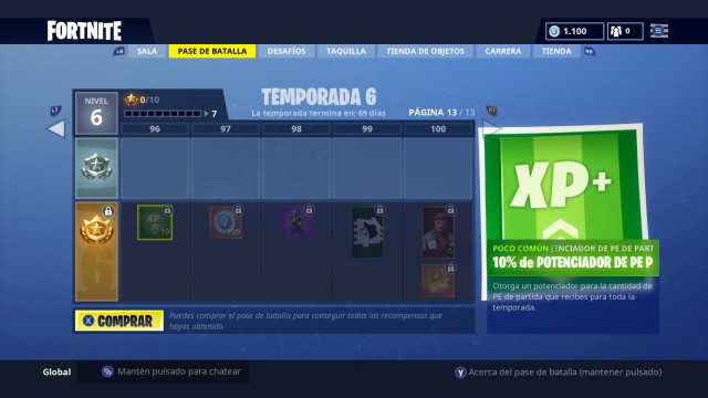 Fortnite Battle Royale Todos Los Skins Y Recompensas Del Pase De Batalla De La Temporada 6 4053