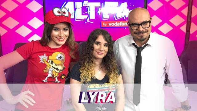 Lyra, en un encuentro televisivo.