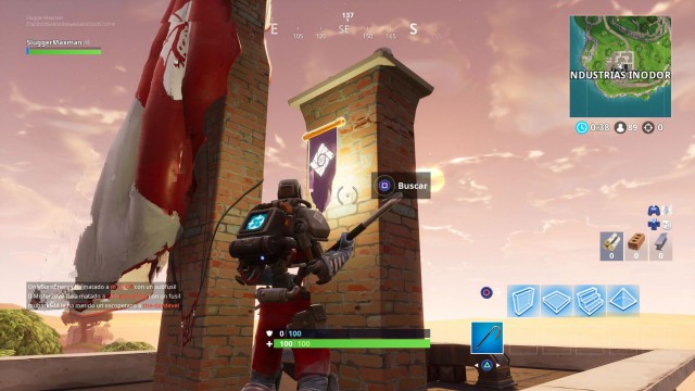 Estandarte Semana 8 Temporada 6 Fortnite Partida De Caza De La Semana 8 De Fortnite Encuentra El Estandarte Secreto Meristation