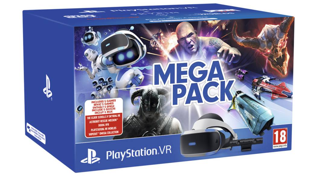 Escribir Chapoteo Leopardo Nuevo Mega Pack de PlayStation VR con cinco juegos por 329,99 euros -  MeriStation