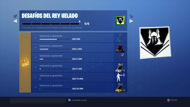 fortnite battle royale temporada 7 desafios de el rey helado - rey helado fortnite dibujo facil