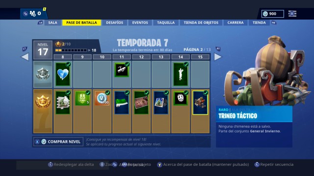 fortnite battle royale pase batalla temporada 7 recompensas - ayudante del grinch fortnite