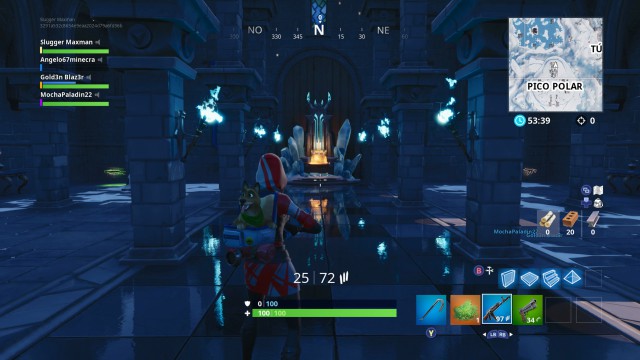 Fortnite Pico Polar Se Derrite Meristation - fortnite battle royale pico polar castillo sala del trono rey helado