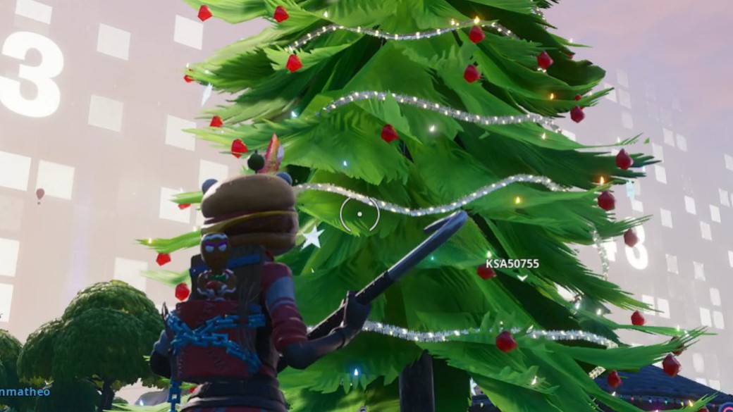 Baila delante de árboles de Navidad distintos en Fortnite ... - 1040 x 585 jpeg 112kB