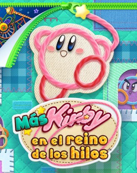 Carátula de Más Kirby en el reino de los hilos