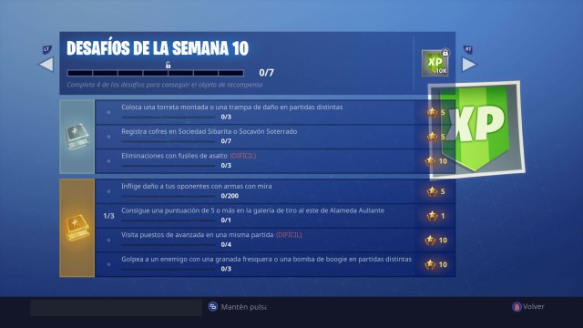 Como Completar Los Desafios De Fortnite Semana 10 Temporada 7 Meristation Fortnite Semana 10 Fortnite Semana 10 Como Completar Los Desafios De Fortnite Semana 10 Temporada 7 Meristation