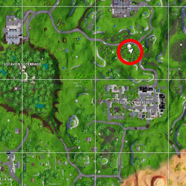 fortnite battle royale semana 10 temporada 7 desafio consigue una puntuacion de 5 o mas en la galeria de tiro al norte de ciudad comercio mapa