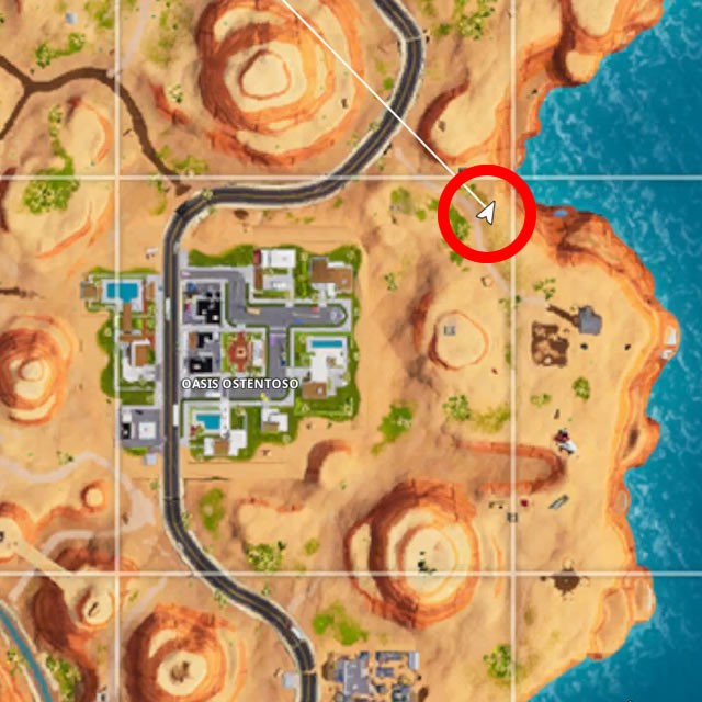 fortnite battle royale semana 10 temporada 7 desafio consigue una puntuacion de 5 o mas en la galeria de tiro al este de oasis ostentoso mapa