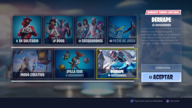 fortnite battle royale temporada 7 pase batalla derrape nuevo mtl modo de juego driftboard - fortnite modos de juego 2019