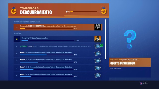 Fortnite Temporada 8 Desafios Fortnite Guia De Todos Los Desafios De La Temporada 8 Meristation