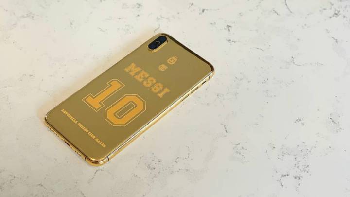 El nuevo móvil de Messi y Rakitic: un iPhone XS Max de oro de 24 kilates