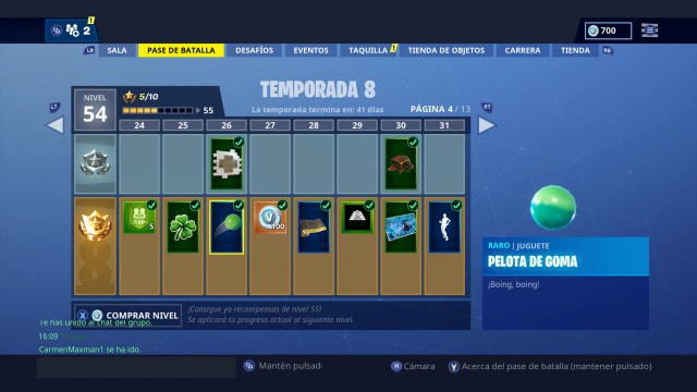 Desafio De Fortnite Como Conseguir La Pelota De Goma Meristation - fortnite battle royale desafios semana 5 temporada 8 desafio consigue 15 rebotes con un solo lanzamiento