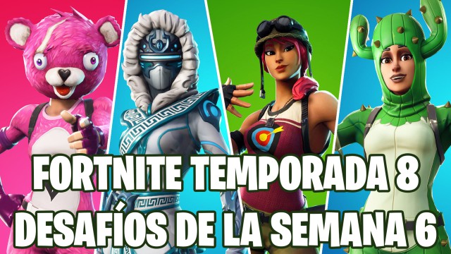 como completar los desafios de fortnite semana 6 temporada 8 - dibujos del conejo de pascua de fortnite