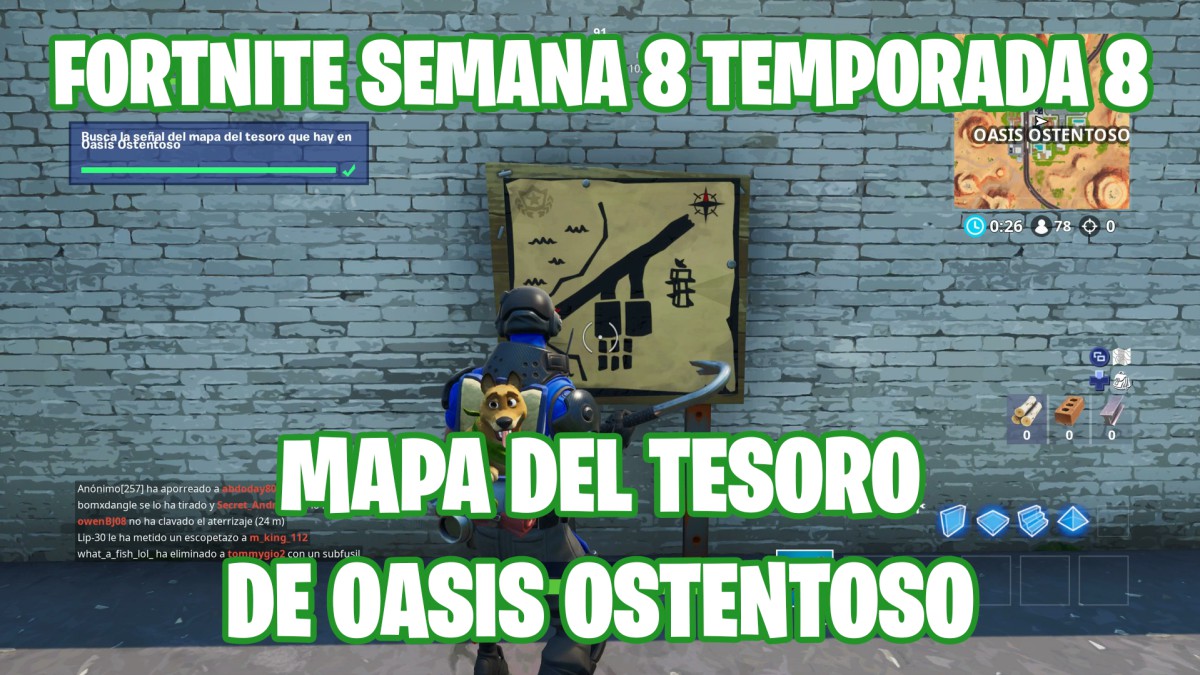 Como Seguir El Mapa Del Tesoro De Oasis Ostentoso En Fortnite - como seguir el mapa del tesoro de oasis ostentoso en fortnite meristation