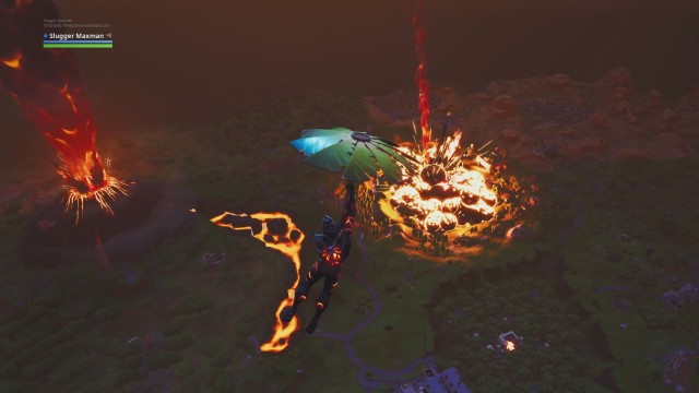 fortnite battle royale evento temporada 8 runa ovni balsa botin volcan ciudad comercio - ala delta fortnite evento volcan