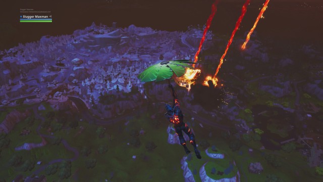 Fortnite Se Abre Balsa Botin Y El Volcan Destruye Pisos Picados Y - fortnite battle royale evento temporada 8 runa ovni balsa botin volcan pisos picados