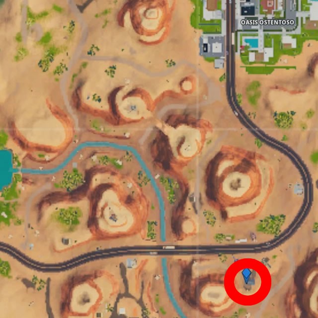 fortnite battle royale desafios de fortbyte temporada 9 fortbyte 13 mapa