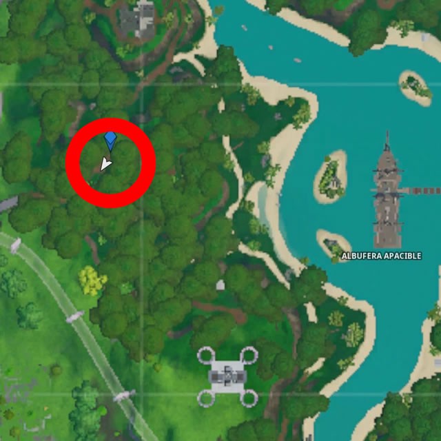 fortnite battle royale desafios de fortbyte temporada 9 fortbyte 47 mapa