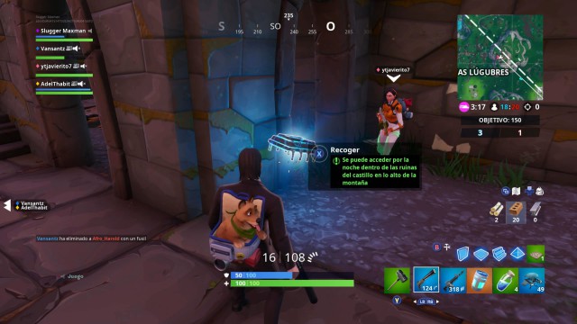 Fortnite Como Conseguir El Fortbyte 50 En Las Ruinas Del Castillo - fortnite battle royale desafios de fortbyte temporada 9 fortbyte 50 se puede acceder por la noche