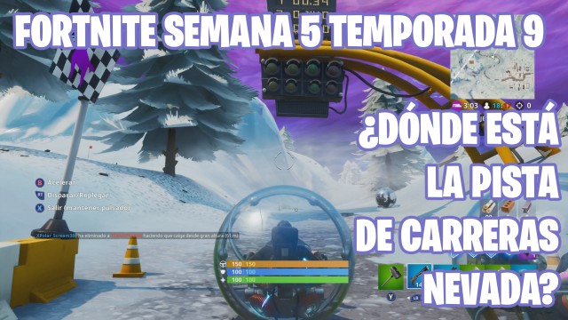 Desafio De Fortnite Donde Esta La Pista De Carreras Nevada Meristation