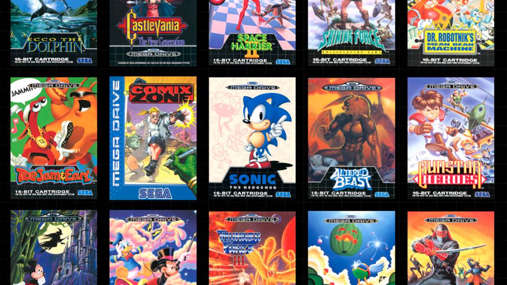 Todas las carátulas de los juegos de Mega Drive Mini - MeriStation
