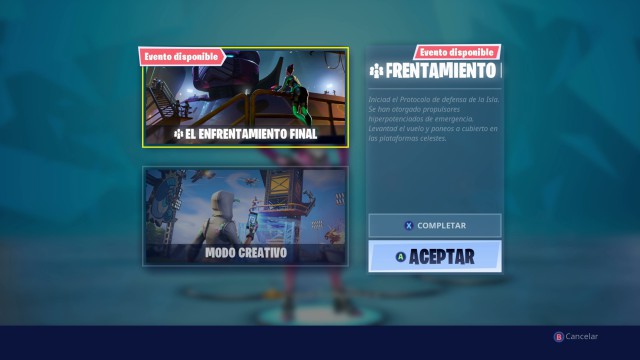 fortnite battle royale evento temporada 9 el enfrentamiento final monstruo gigante cattus robot gigante mecha doggus