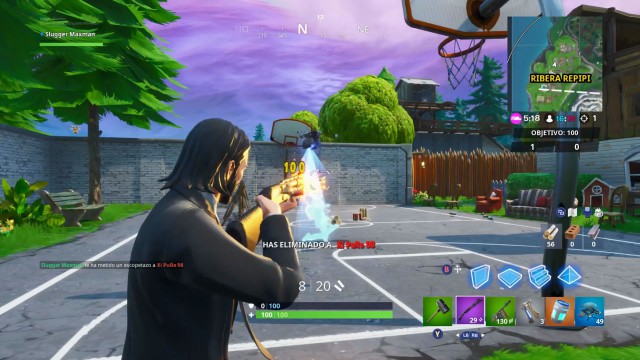 fortnite battle royale temporada 10 temporada x desafios destruye y pilla desafio inflige daño a enemigos en zonas ardientes
