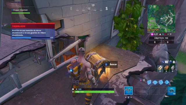 fortnite battle royale temporada 10 temporada x desafios taquillazo desafio aterriza en una mansion de heroe abandonada y en una guarida de villano abandonada