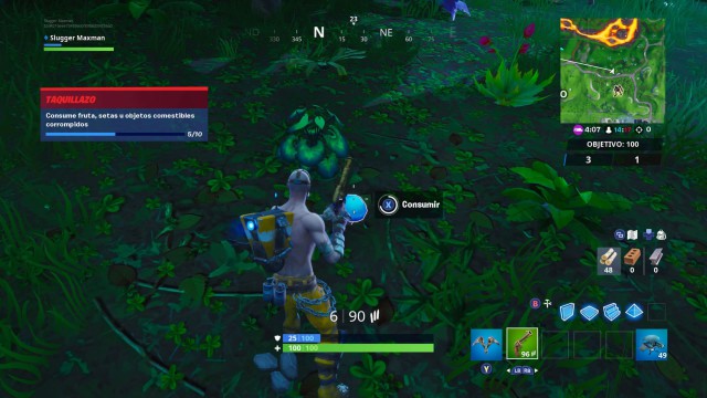 fortnite battle royale temporada 10 temporada x desafios taquillazo desafio consume fruta setas u objetos comestibles corrompidos