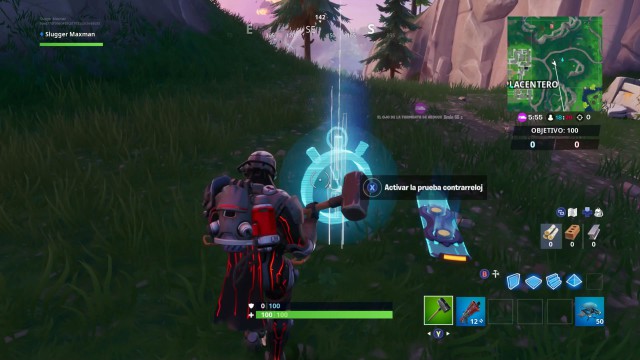 fortnite battle royale temporada 10 temporada x desafios pilotos de tormentas desafio prueba contrarreloj