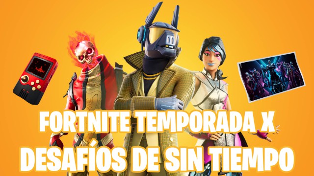 fortnite battle royale temporada x temporada 10 desafios sin tiempo