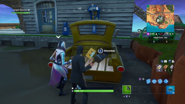 fortnite battle royale temporada x temporada 10 desafios sin tiempo desafio el visitante grabaciones ubicacion localizacion donde estan isla flotante