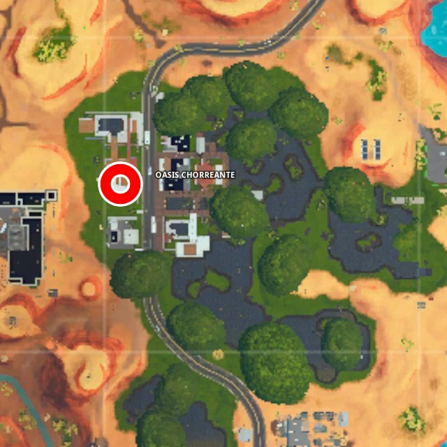 fortnite battle royale temporada x temporada 10 desafios sin tiempo desafio el visitante grabaciones ubicacion localizacion donde estan oasis chorreante