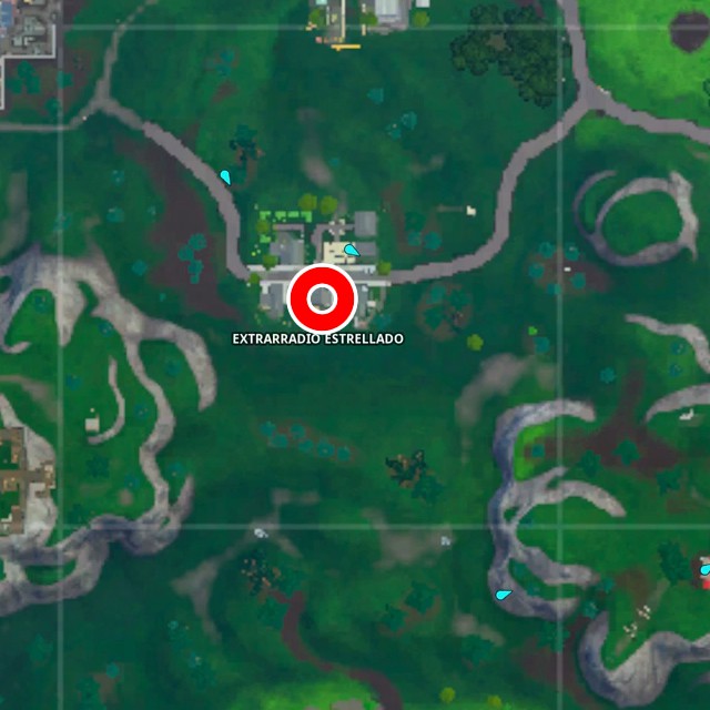 fortnite battle royale temporada x temporada 10 desafios sin tiempo desafio el visitante grabaciones ubicacion localizacion donde estan extrarradio estrellado
