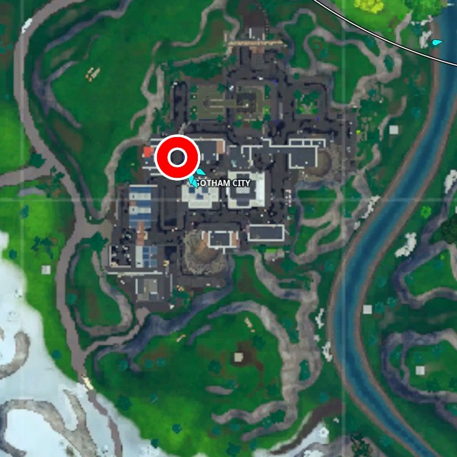fortnite battle royale temporada x temporada 10 desafios sin tiempo desafio el visitante grabaciones ubicacion localizacion donde estan gotham city